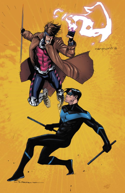 Random, but whatever. Gambit Vs Nightwing. #gambit #nightwing #xmen #d