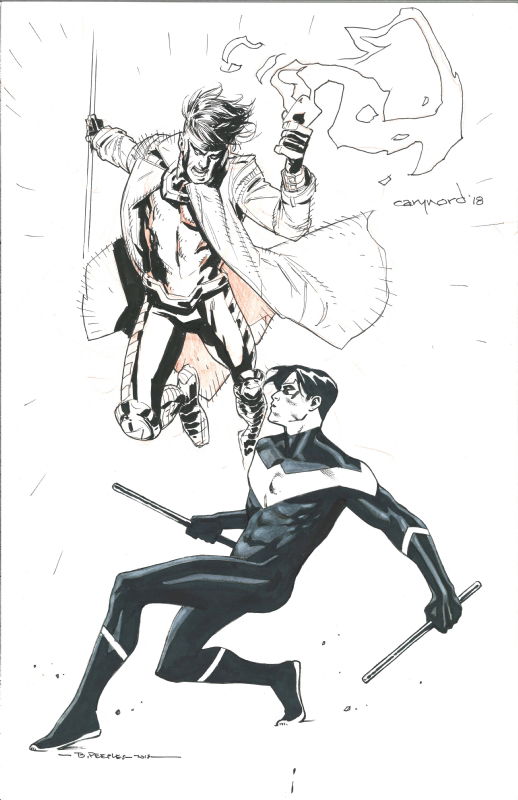 Random, but whatever. Gambit Vs Nightwing. #gambit #nightwing #xmen #d