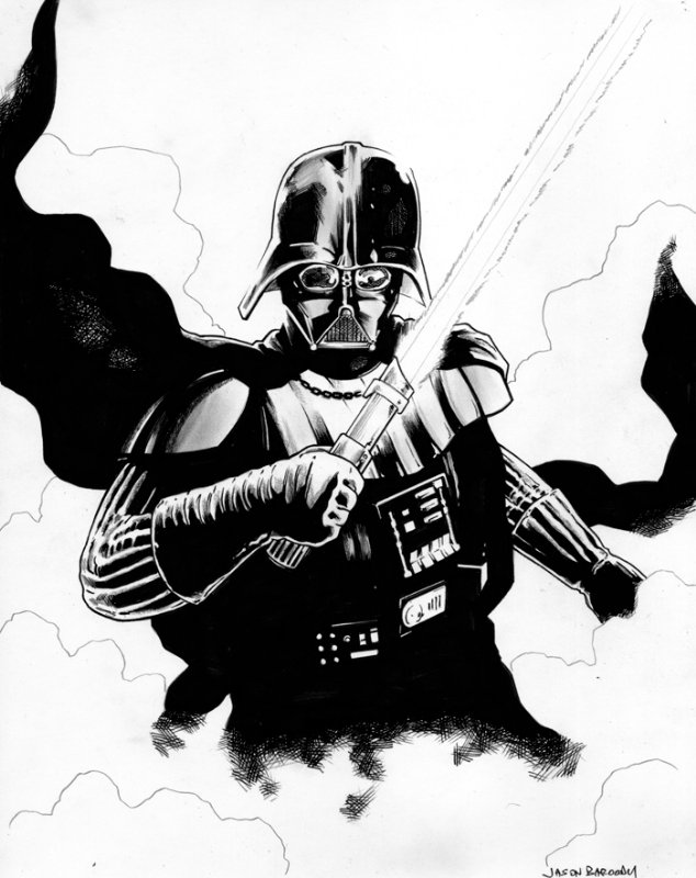 Darth Vader commission., in jason baroody's Misc artwork Comic Art ...