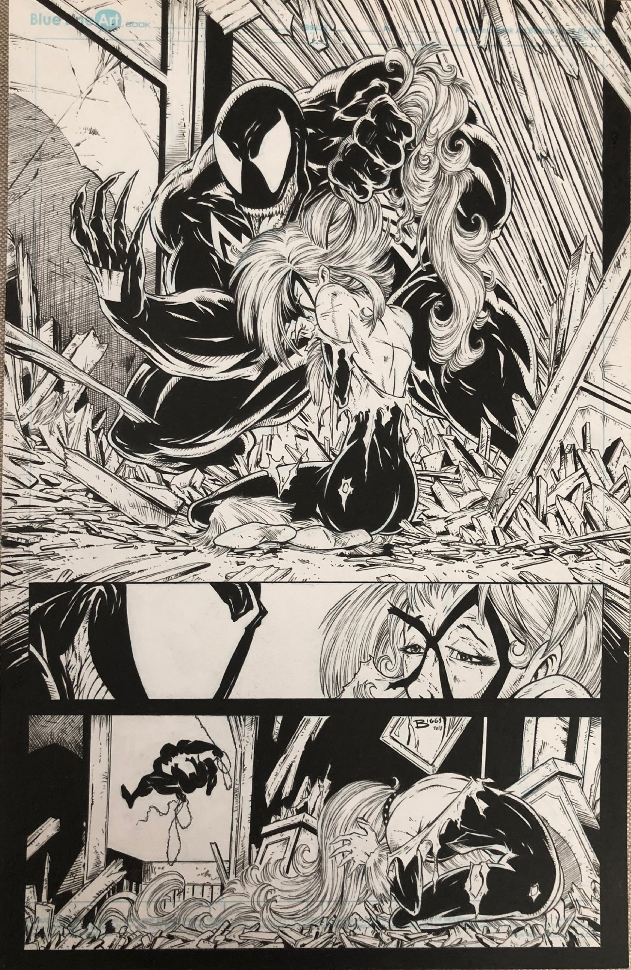 Homage to Todd McFarlane's Amazing Spider-Man #316 Page 13, in Robert W's  Spider-Man Comic Art Gallery Room