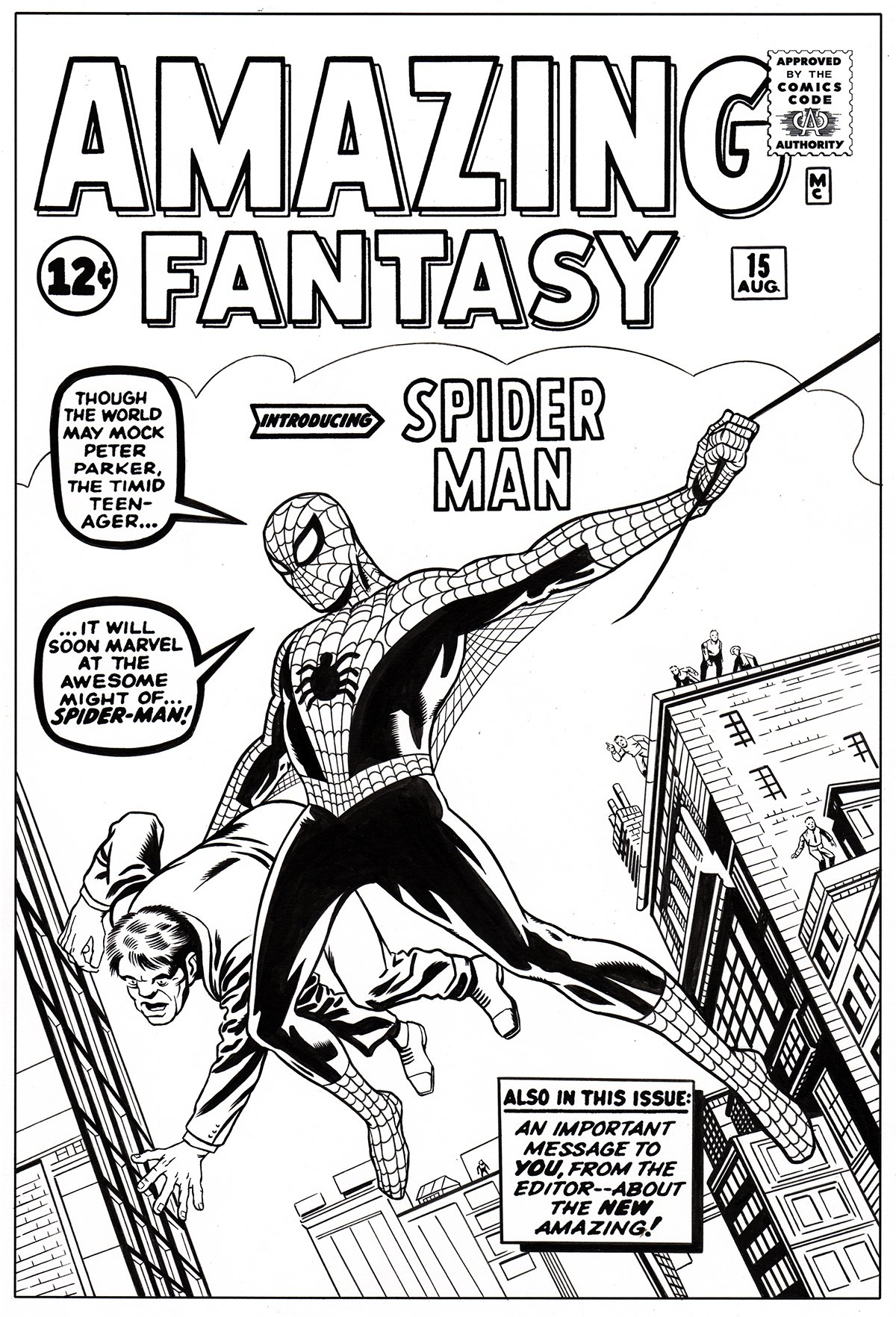 The Mystery behind the Cover of Amazing Fantasy #15 – Carl's Comix