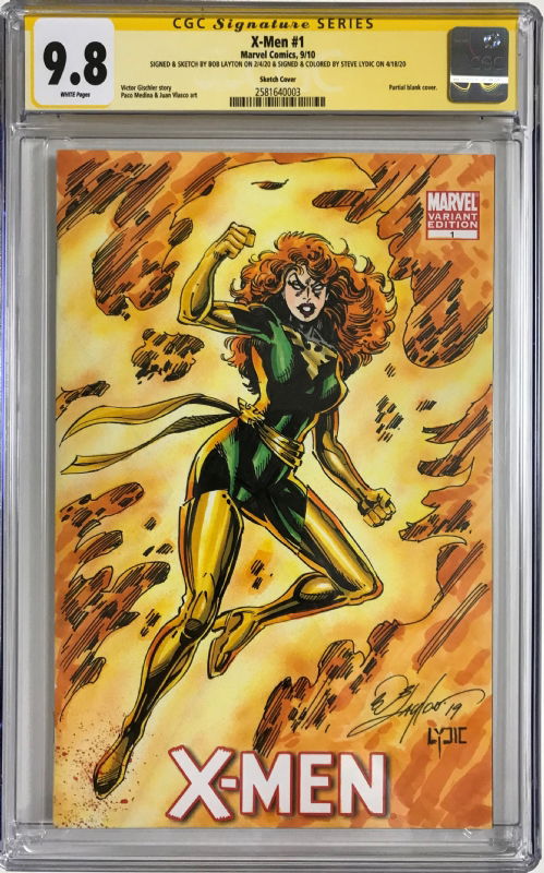 Dark Phoenix Sketch Cover by Bob Layton colored by Steve Lydic, in Ron ...