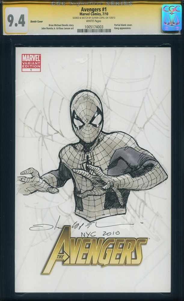 Spider-Man Sketch Cover by Olivier Coipel, in Ron Chmiel's Ron's Sketch ...