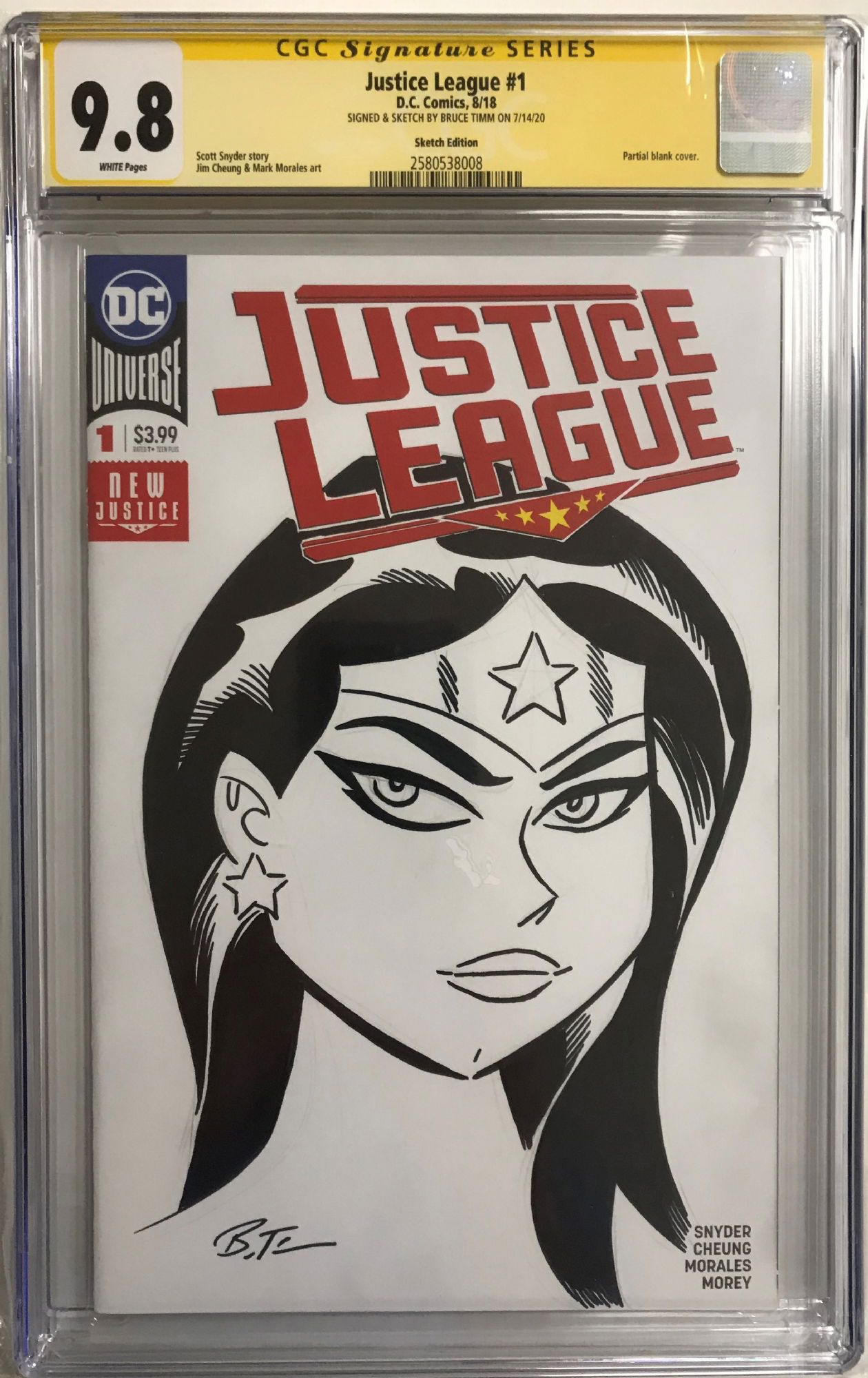 Wonder Woman Sketch Cover By Bruce Timm In Ron Chmiel S Ron S Sketch Covers Comic Art Gallery Room