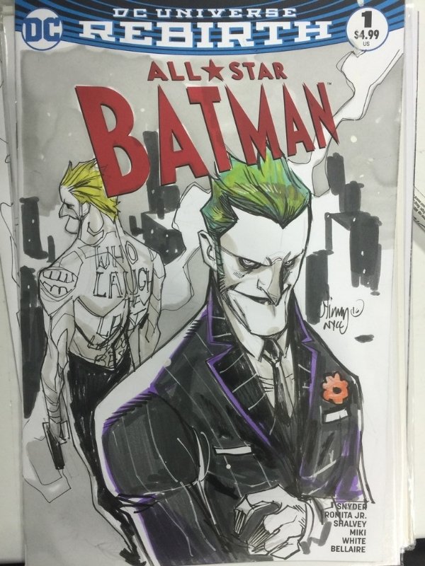 Joker Sketch Cover by John Timms, in Ron Chmiel's Ron's Sketch Covers ...