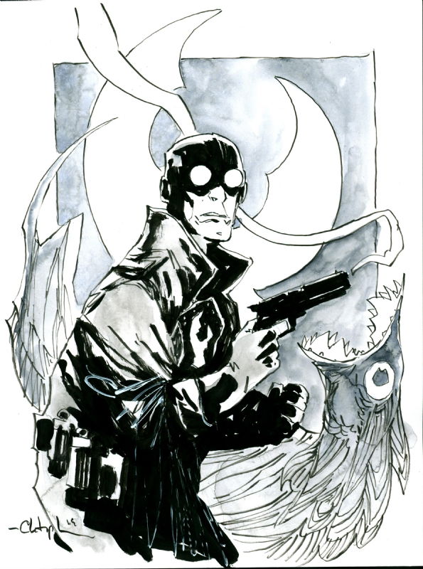 Lobster Johnson from Hellboy by Chris Mitten, in Michael Cross's ...