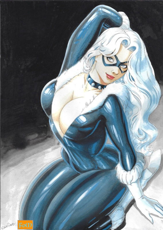 Black Cat A3 In Franck Ms Black Cat Comic Art Gallery Room 5207