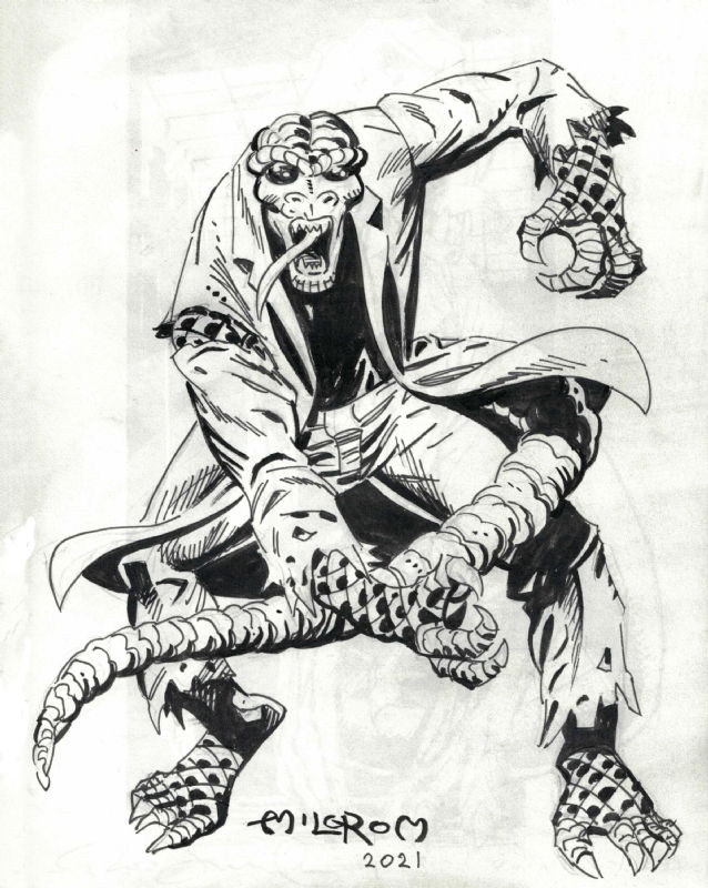 The Lizard by Al Milgrom, in Tommy L.'s My Sketchbook Sketches of The ...