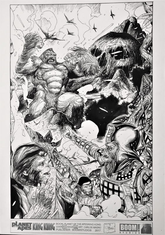 Kong on Planet of the Apes 2 (variant connecting cover), in Jason S's ...