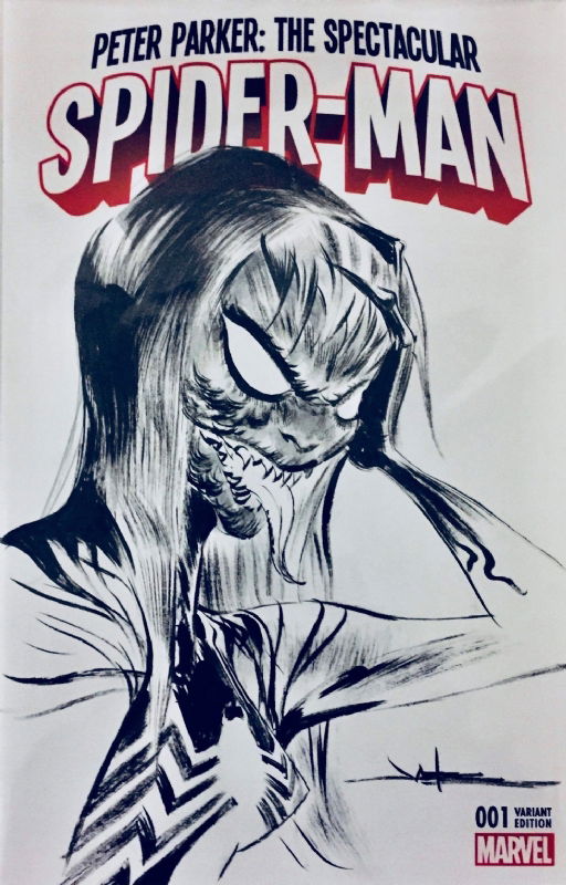 MJ Venom Jae Lee In Sad Junk S MJ Venom Sketchcovers Comic Art Gallery Room