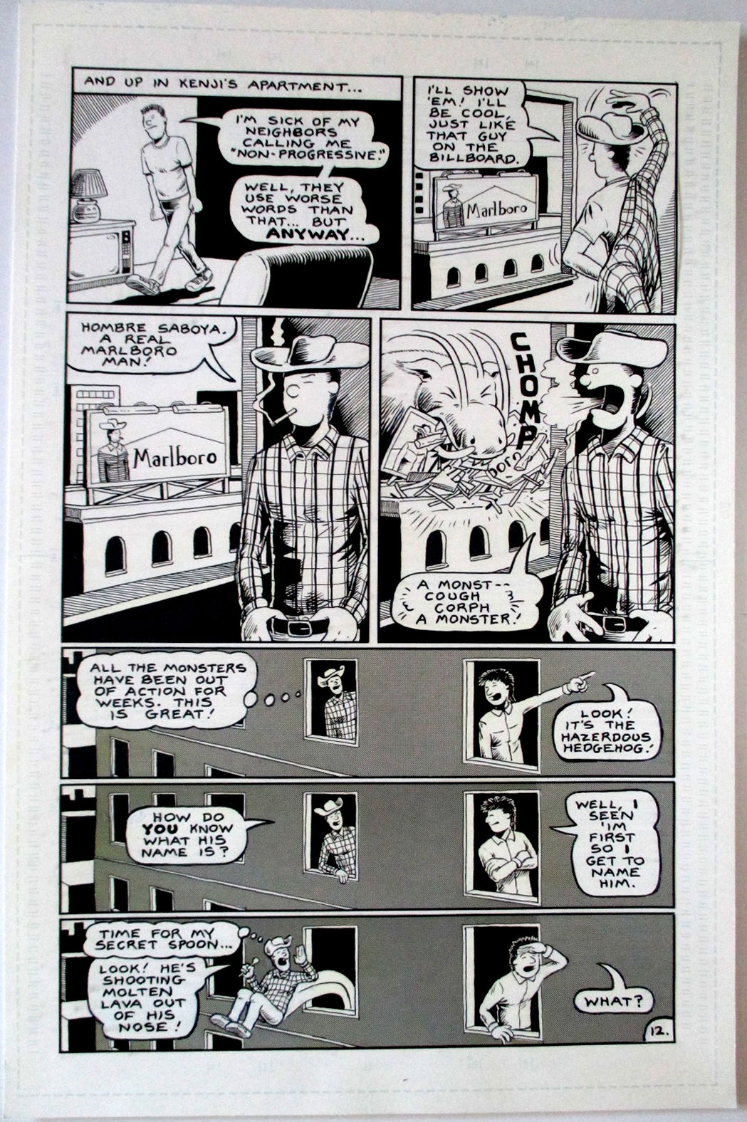 Ultra Klutz #27 page 12, in Jeff Nicholson's Ultra Klutz Comic Art ...