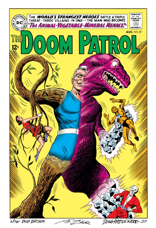 Doom Patrol #89 Cover Recreation Color, in Jim Martin's Color Art Comic Art  Gallery Room