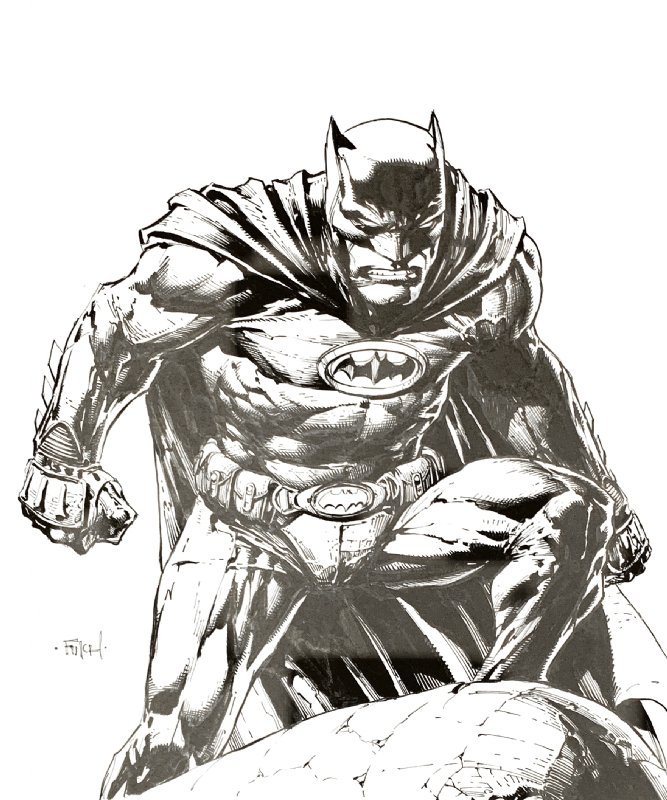 Batman by David Finch, in D Rog's D Rog Collection Comic Art Gallery Room