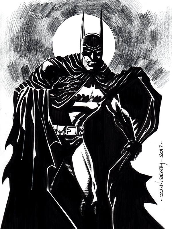 Batman by John Beatty Comic Art