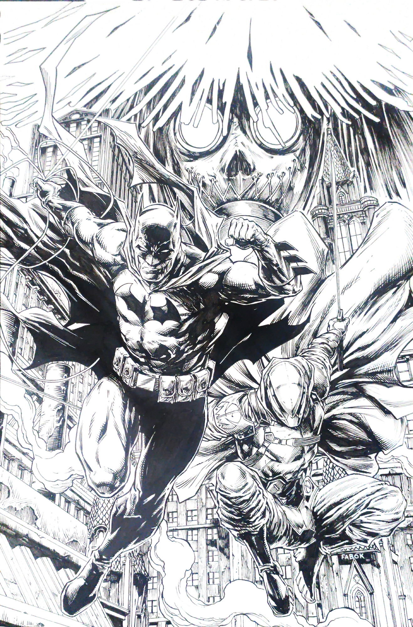 Jason Fabok Cover Batman Fear State Alpha 1 In Nik Brus S Gallery Comic Art Gallery Room