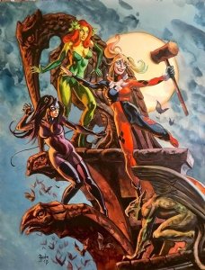 Tom Hodges - Scarlet Witch - Marvel Comics - Signed 11 x 17