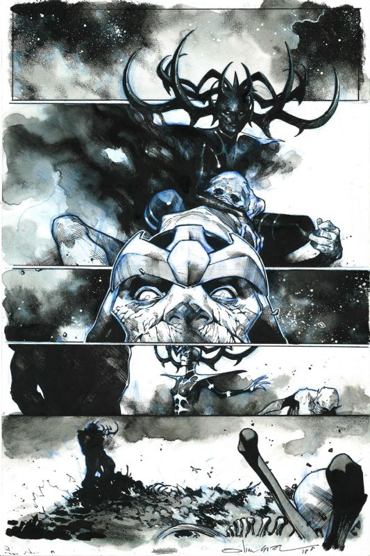 Thanos & Hela page 44 from Thor 700 by Olivier Coipel , in T Tad's ...