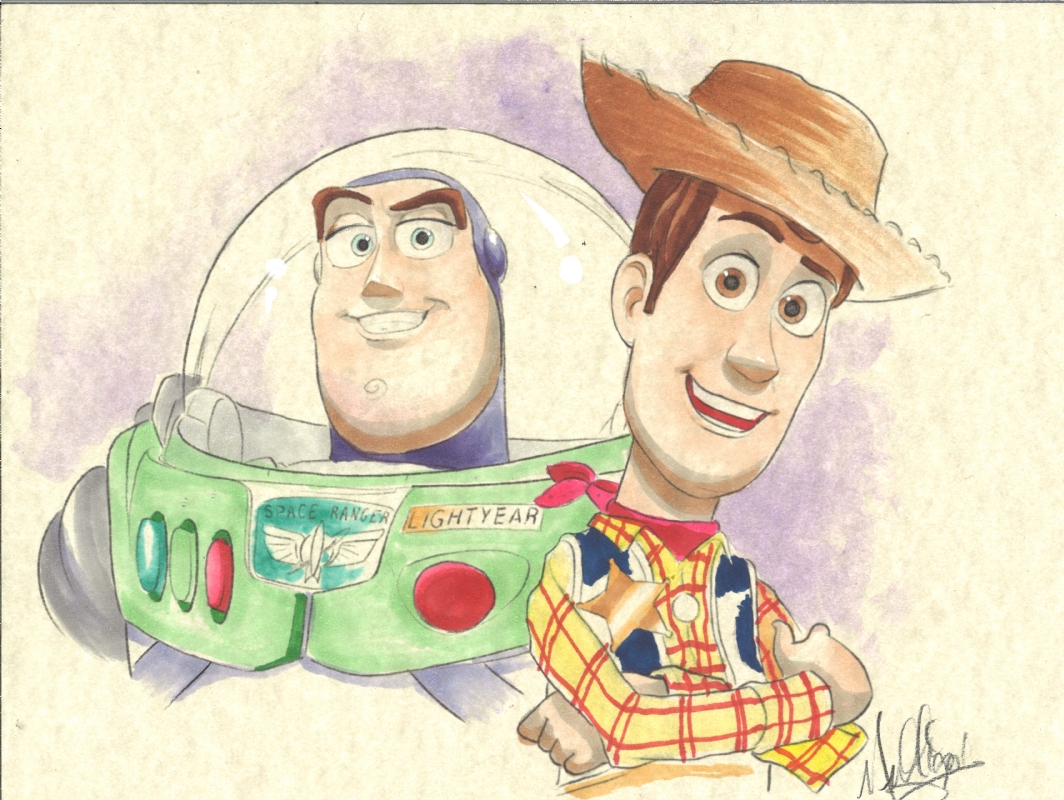 Toy Story At 20: See Pixar Concept Art For Buzz And Woody, 48% OFF
