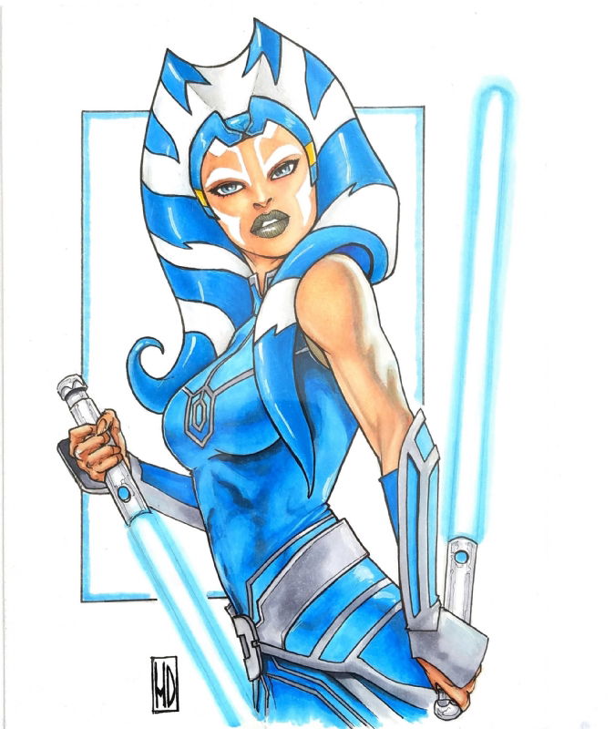 Michael DiPascale - Ahsoka Tano, in Matthew Stapleton's Single Page ...