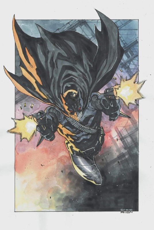 Dike Ruan - Jason Todd Battle for the Cowl Batman suit, in Matthew  Stapleton's Single Page Commissions Comic Art Gallery Room