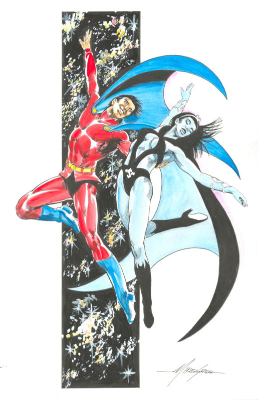 Shadow Lass And Mon El By Mike Grell In Georg Schells Mike Grell Legion Of Super Heroes In 0531