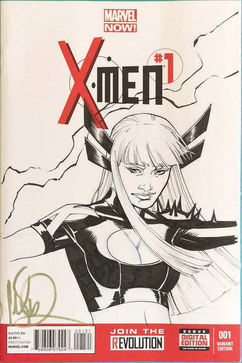 Magik, in C S's Sketch Covers Comic Art Gallery Room