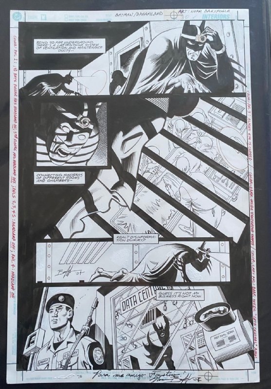 BATMAN DREAMLAND, in david fraile's Original pages Comic Art Gallery Room