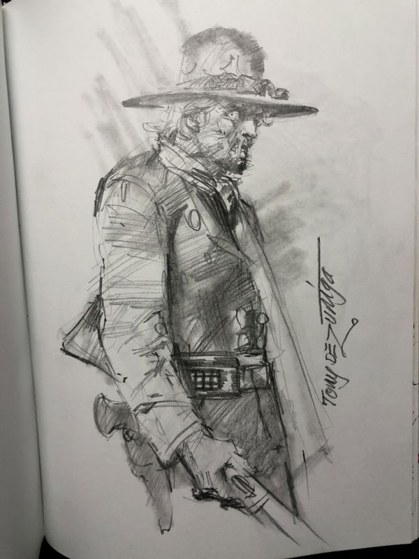 Jonah Hex, in Robert Lee's Sketches Comic Art Gallery Room