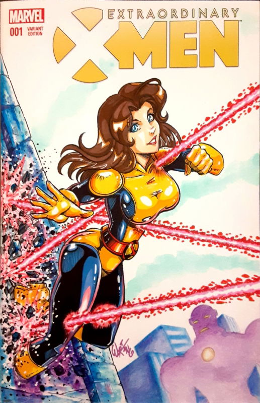 Kitty Pryde//Shadow Cat, in MICHAEL MARS's Sketch covers. Comic Art ...