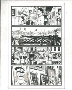 Nier Automata 2B, in Ron Pittman's Matteo Scalera Comic Art