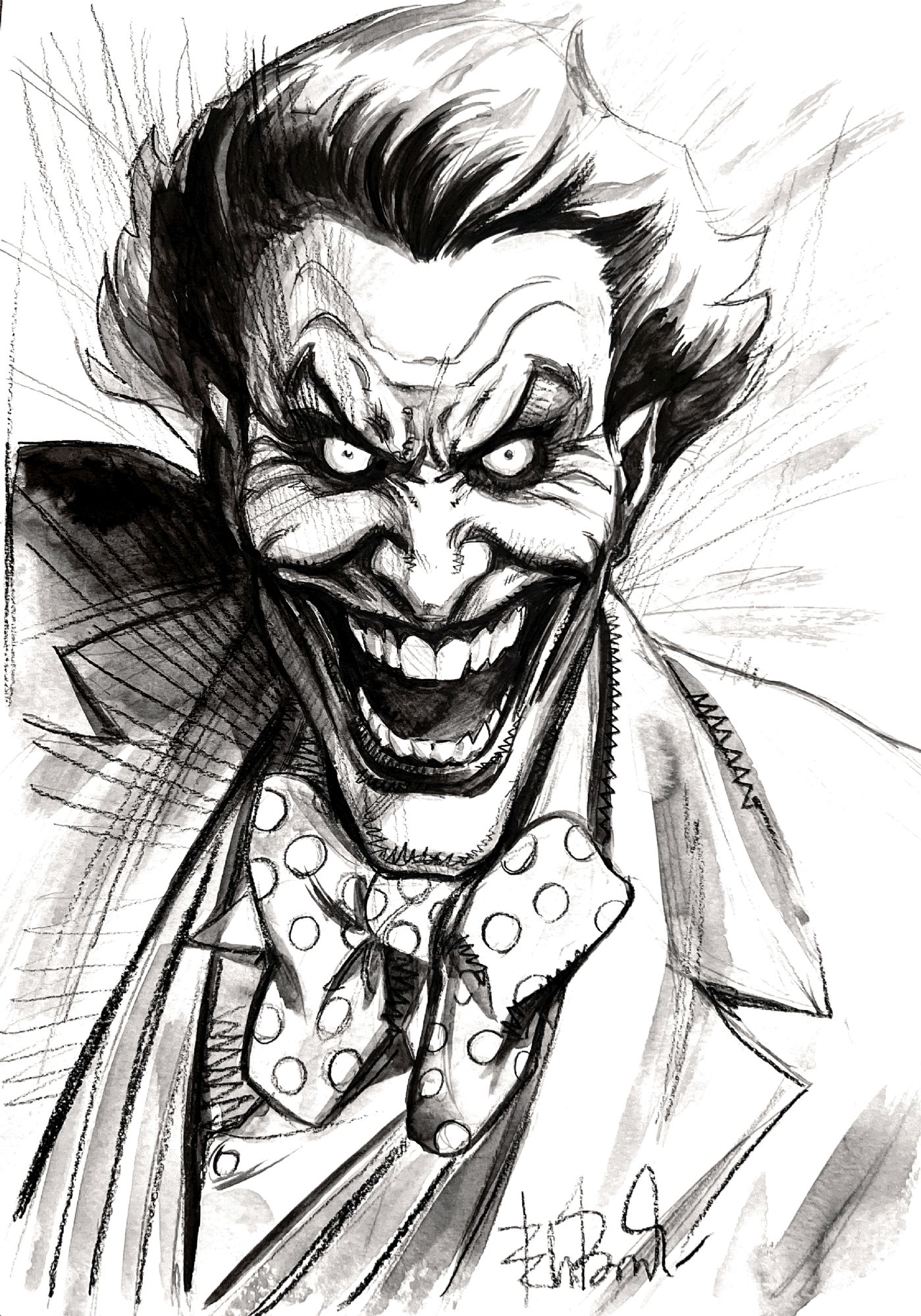 The Joker by Elia Bonetti, in Carl Choi's Commission Sketch Book: Your ...