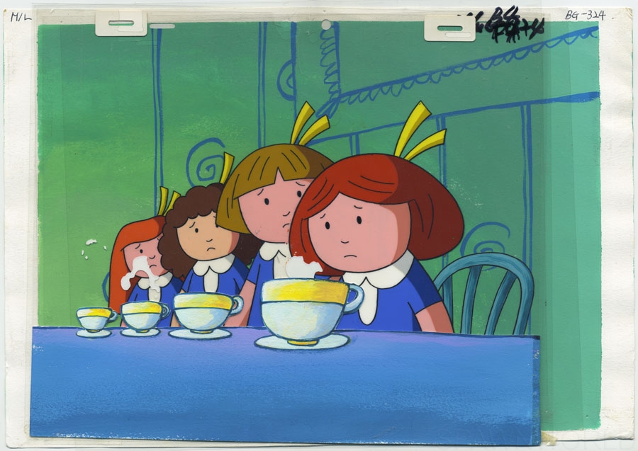 Madeline animation cel setup, in Trent C.'s Animation Cels : Television  Cartoons : 2000-2005 Comic Art Gallery Room