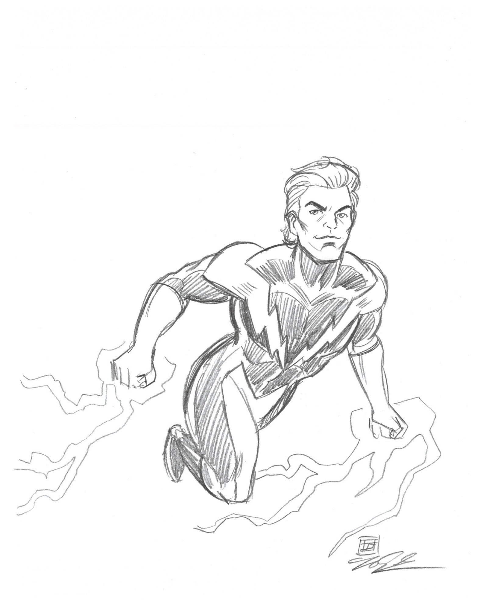 Lightning Lad (Garth Ranzz of Winath) from the Legion of Super-Heroes ...