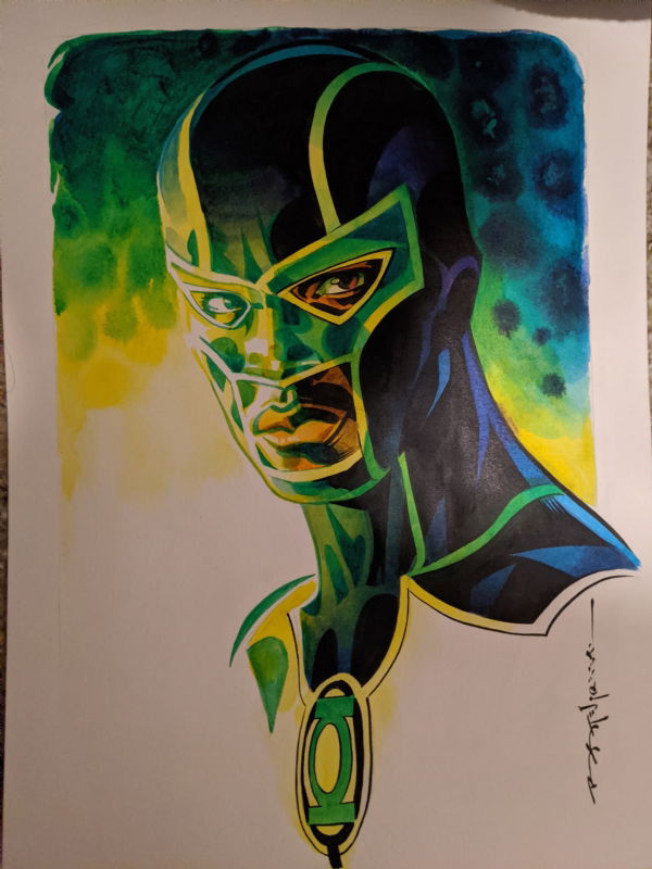 Green Lantern Simon Baz by Brian Stelfreeze, in Dennis W's Lantern ...