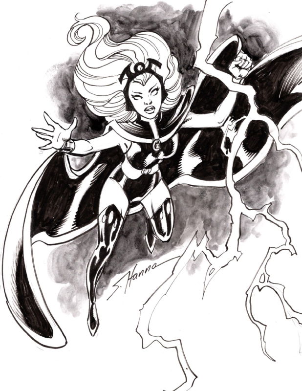 Scott Hanna - Storm Illustration, in Ronald Wendt's . STORM . Comic Art ...