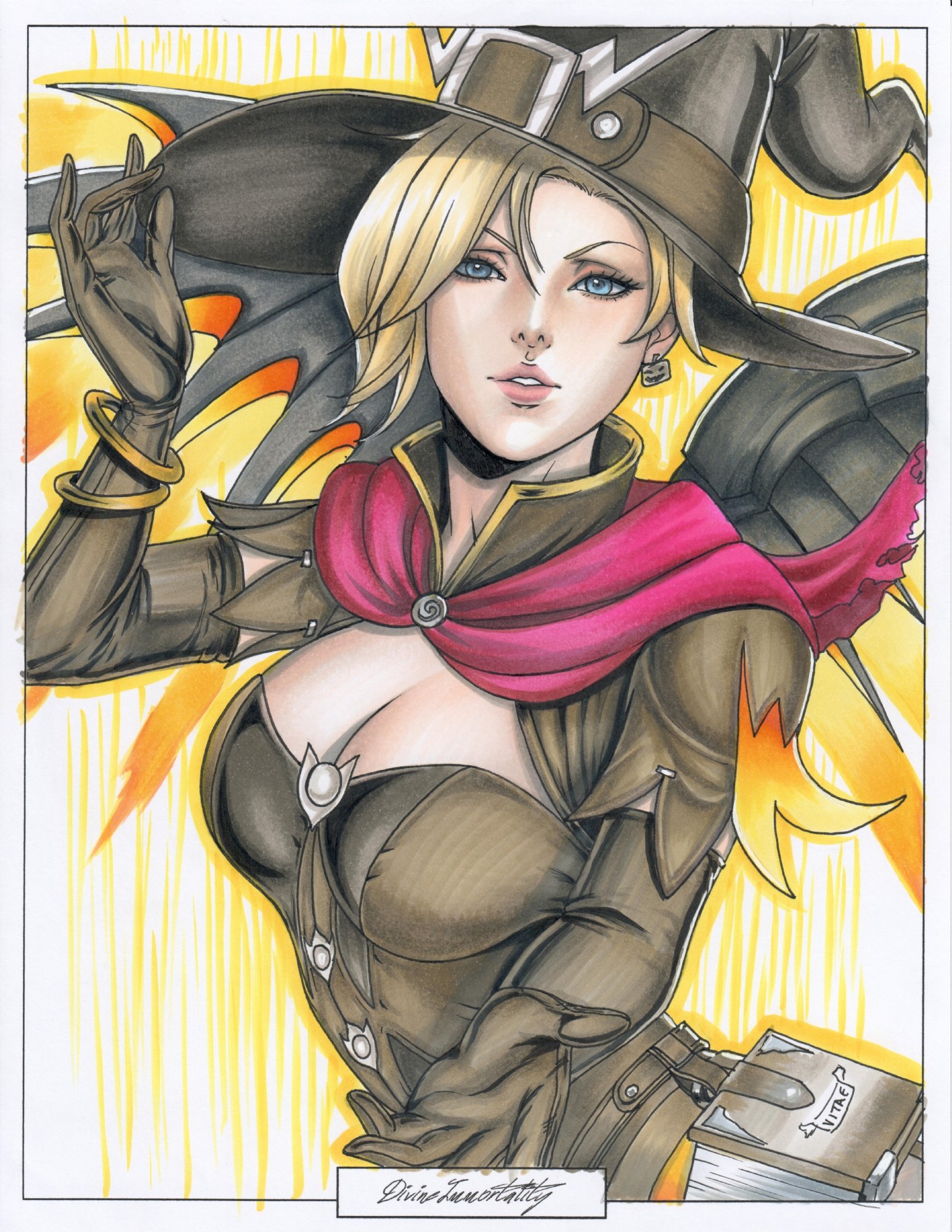 Mercy in apex legends as an anime character digital | Stable Diffusion |  OpenArt
