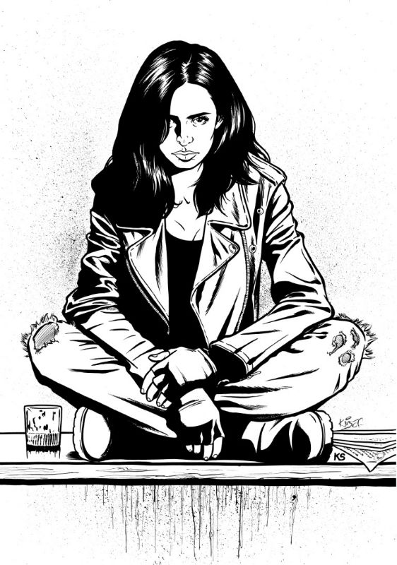 10 Jessica Jones Coloring Pages Printable: Unleash Your Inner Investigator