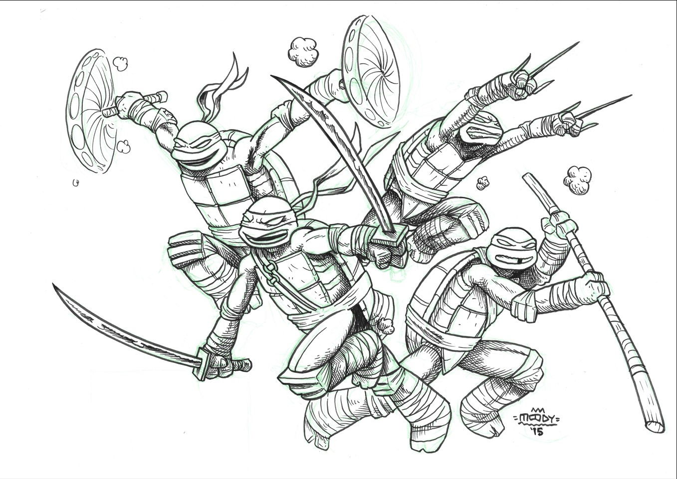 Buster Moody- Tmnt, In Joshua Even's Tmnt And Other Strangeness Comic 