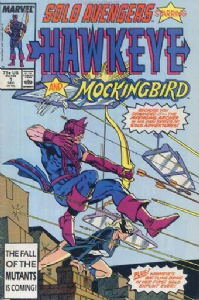 Download Jim LEE Marvel SOLO AVENGERS Hawkeye & Mockingbird #1 Page #23 Al Williamson 1987 KEN ...