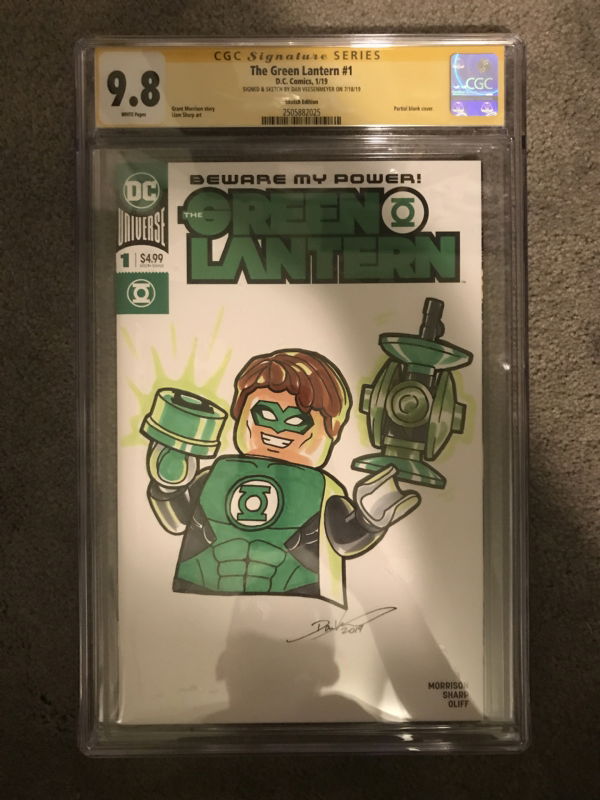 Lego Green Lantern By Dan Veesenmeyer In Aka Ricks Original