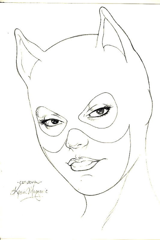 Catwoman by Kevin Maguire, in AKA Rick's Girls of the DC Universe Comic ...