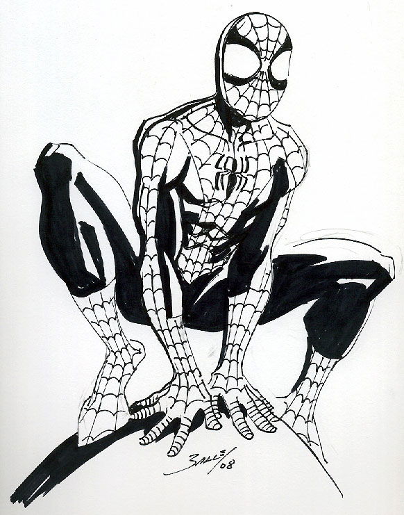 Spider-Man by Mark Bagley, in AKA Rick's Super Hero Dudes Comic Art ...