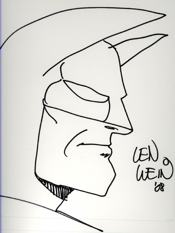 BATMAN by Len Wein, in AKA Rick's Super Hero Dudes Comic Art Gallery Room