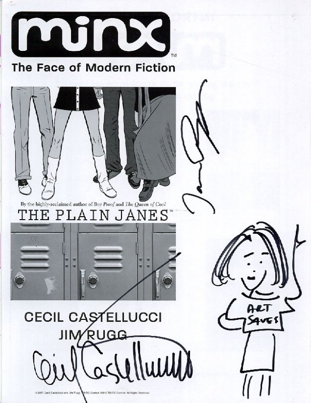 Dc Minx The Plain Janes By Cecil Castellucci And Jim Rugg In Aka Rick S Do Not Enter Comic Art