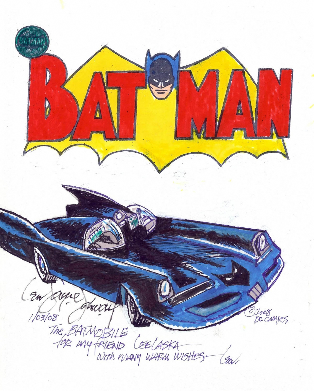 Batman Comic Art