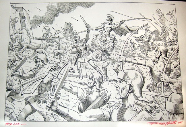 Roman Soldiers Toy Ad 2008 Comic Art