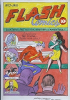 Flash Cover Comic Art