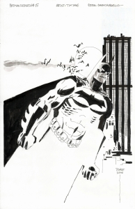 Batman #15 Cover, Comic Art