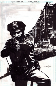 Die Hard: Year One #1 Cover, Comic Art