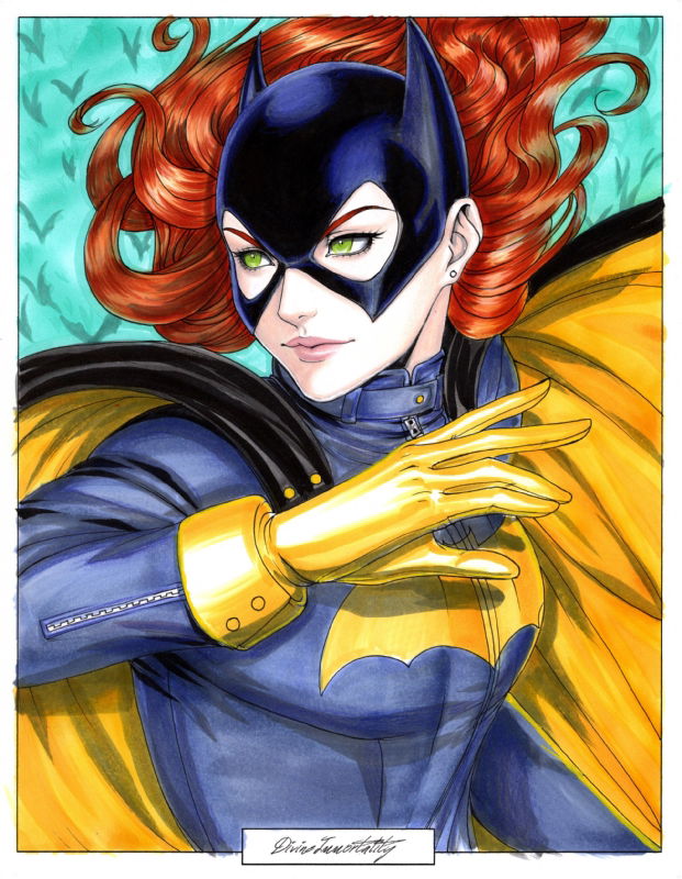 Batgirl by Ariel Diaz, in JP Crusher's DC Artwork Comic Art Gallery Room